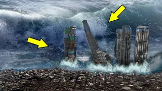 Tsunami Flooded Los Santos (GTA 5 Biggest Tsunami Mod) Apocalypse Movie