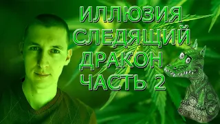 Оптическая иллюзия. Дракон Гарднера. Следящий дракон.  Часть 2