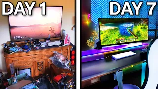 I SECRETLY Transformed My Dad's Room!