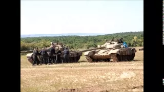 Egy T-72 M1 harckocsi egyenesen a beloruszoktól