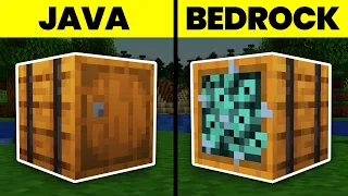 40 RÓŻNIC między MINECRAFT JAVA, a BEDROCK