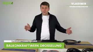 Balkonkraftwerk Drosselung von Hoymiles HM 1500 auf 600 Watt oder 800 Watt