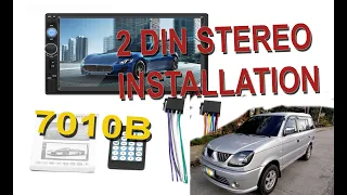 2 DIN Car Stereo Touch Screen Installation 7010B