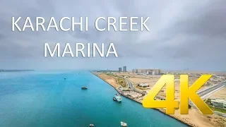 Karachi Creek Marina (Aerial View) - DHA Karachi - 4K Ultra HD - Karachi Street View