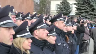 Патрульні поліцейські Івано-Франківська склали присягу