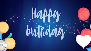 Happy Birthday Animation Green Screen