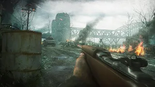 Crossing The Rhine (Remagen Bridge) | Call Of Duty WWII | Realism | RTX 3080 | 4K Ultra