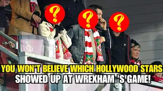 Rob McElhenney and Hollywood Stars Spotted at Wrexham AFC Game!