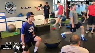 Jack Hughes Hockey Training, New Jersey Devils, Coach Dan Ninkovich @deejhockey