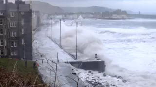 Huge Storm Waves Aberystwyth 3 January 2014 - Part 2