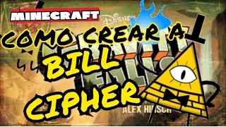 COMO HACER A BILL CIPHER DE GRAVITY FALLS PIXEL ART en Minecraft