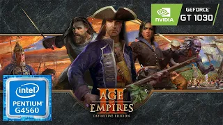 Age of Empires III Definitive Edition | GT 1030 | G4560 | 8GB RAM