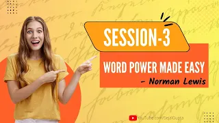 Word Power Made Easy l Session 3 l Easy Vocabulary