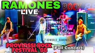 The Ramones - Provinssi Rock Festival in Finland ( Live 1988)