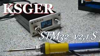 KSGER Паяльная станция STM32 2.1S version на жалах Т-12