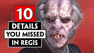 10+ Small Details You Missed About Regis | THE WITCHER 3 (Blood and Wine)