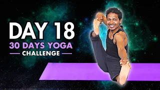 30 Day Yoga Challenge - Day 18 | Yoga with Amit