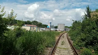 Поход по подъездному пути к асфальтному заводу🛤