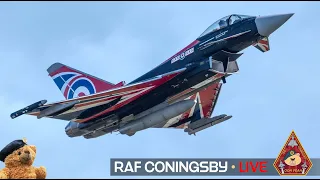 LIVE ROYAL AIR FORCE EUROFIGHTER TYPHOON FGR4 ACTION  • RAF CONINGSBY 08.04.24