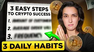 Crypto Investing Guide ✅ 3 Simple Daily Habits for Beginners! 👍 (Long-Term Success in Crypto! 🚀🤑)