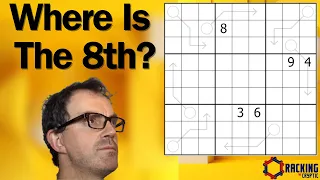 A Sudoku With Only 7 Given Arrows.  Where Is The 8th?
