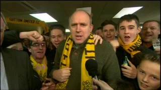 Sutton Utd celeb fan Tim Vine: "YES WE CAN"