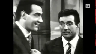 Walter Chiari e Ugo Tognazzi raccontano i loro esordi (1958)