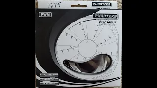 Phanteks PH-F140XP BK PWM 1200 RPM Fan Review, Pt 1