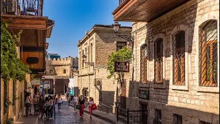 Baku Old City Walking Tour: Art Works, Antique Shop, Restaurants & Coffee Houses #travel #travelvlog