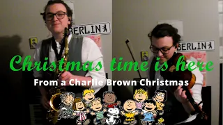 ''Christmas Time is Here'' Violin and Saxophone Duet (Cover from a Charlie Brown Christmas)