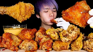 ASMR SWEET CHILLI FRIED CHICKEN🍗 CURRY SOY FREID CHICKEN🍗 (Eating Sound) | MAR ASMR