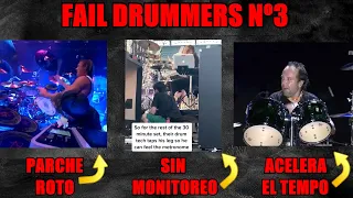 Compilado De Bateristas Famosos Errando En Vivo (Danny Carey, Lars Ulrich, Aquiles Priester Y Mas ..