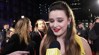 Katherine Langford interview on Knives Out, Agatha Christie at London Film Festival premiere