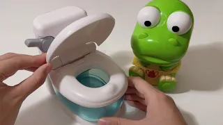 [💸Toy asmr💸] Eating and Potty Training💩& Cleaning the Toilet Pororo 뽀로로 배변훈련 장난감