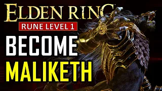 Can I Beat Elden Ring as Maliketh? (At Level 1)