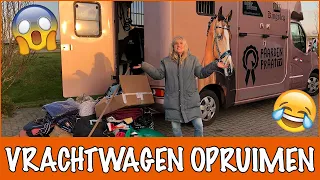 Wat ligt er allemaal in Britt's vrachtwagen?! | PaardenpraatTV