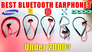Best Bluetooth Earphones Under 2000 Price🔥 Best Neckbands Under 2K😍 2022🔥