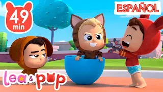 Aprende los colores con Pop y sus huevos sorpresa | vídeos educativos para niños de Lea y Pop