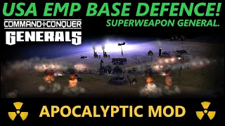 EMP BAE DEFENCE! Command & Conquer TM Generals Zero Hour 2023 Apocalyptic mod.