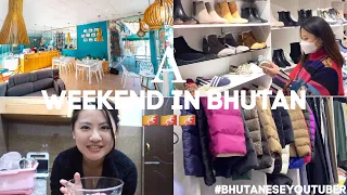 Life in Bhutan|WHERE to Shop & Eat in Thimphu,Grocery Shopping Unboxing,Winter Skincare Buys,Etc🇧🇹