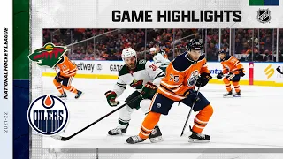 Wild @ Oilers 12/7/2021 | NHL Highlights