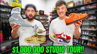 Inside Harrison Nevels $1 Million Dollar Sneaker Warehouse *RARE SNEAKER COLLECTION AND MORE*