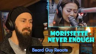 SPEECHLESS!! Beard Guy Reacts... Morissette - Never Enough (live on the wish bus)