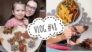 Snažíme se zdobit perníčky, hotová špajz a pracovna | VLOG #48/2020 | MaruškaVEG