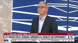 Arranca el debate en comisiones en el Senado por la Ley Bases: el Gobierno aún no tiene los números