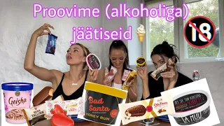 PROOVIME JÄÄTISEID part 2 (mõned on alkoholiga)