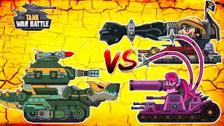 Легендарный Танкозилла против Боссов | Tank Combat