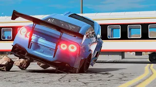 High Speed Traffic Car Crashes #13 - BeamNG.Drive | JONPANIMA