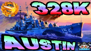 Austin drückt 328K *Let's BRRRRRRRRR" *300K Club* ⚓️ in World of Warships 🚢