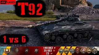 World of Tanks T92 Replay - 9 Kills 5.4K DMG(Patch 1.6.1)